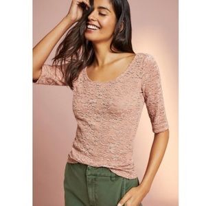 Anthropologie lace top